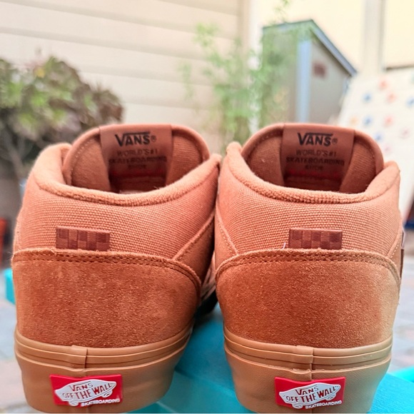 Mens Vans Skate Half Cab Brown & Gum Skateboard Shoes US Size 7.5 - Barely Used - Picture 5 of 9